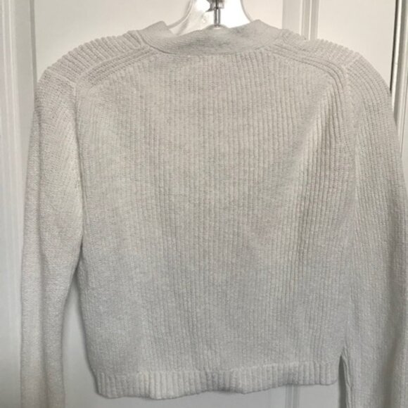 J. Crew Crewcuts Girls Cardigan, White, XL (12-14), excellent condition - Picture 2 of 2